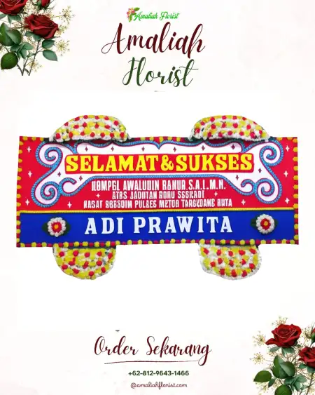Papan Bunga Ucapan Selamat Sekernan